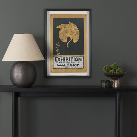 Ephemera Exhibition Text Frame Artwork