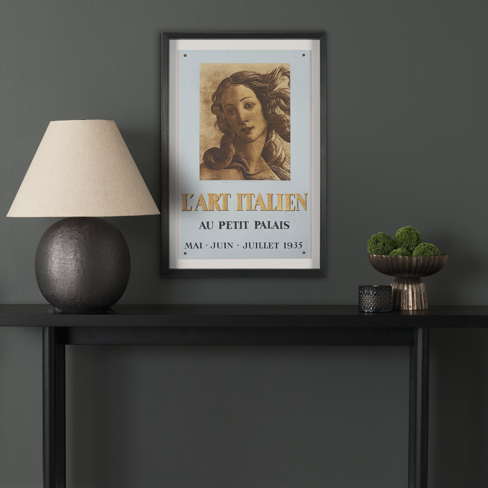 Ephemera L'Art Text Frame Artwork