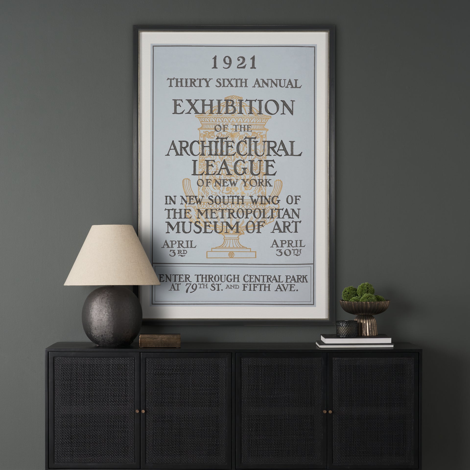 Ephemera Architecture Text Frame Artwork