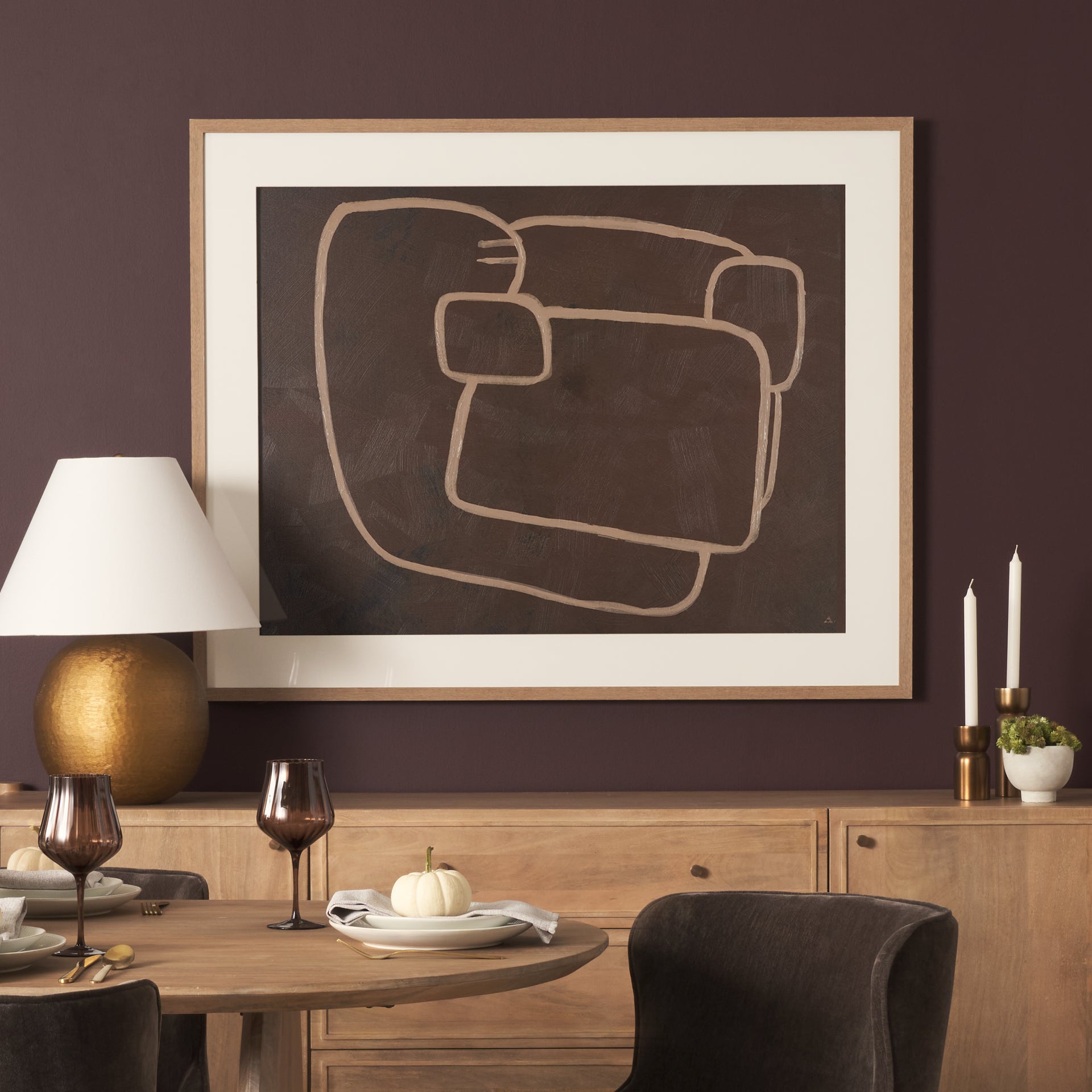 Fusion Framed Artwork Matted under Glass