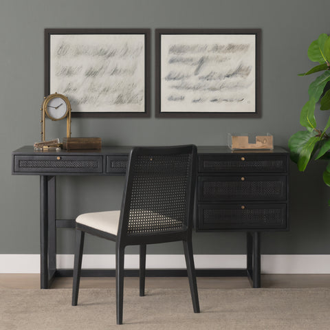 Message Hand Embelished Textured Framed Canvas Artwork