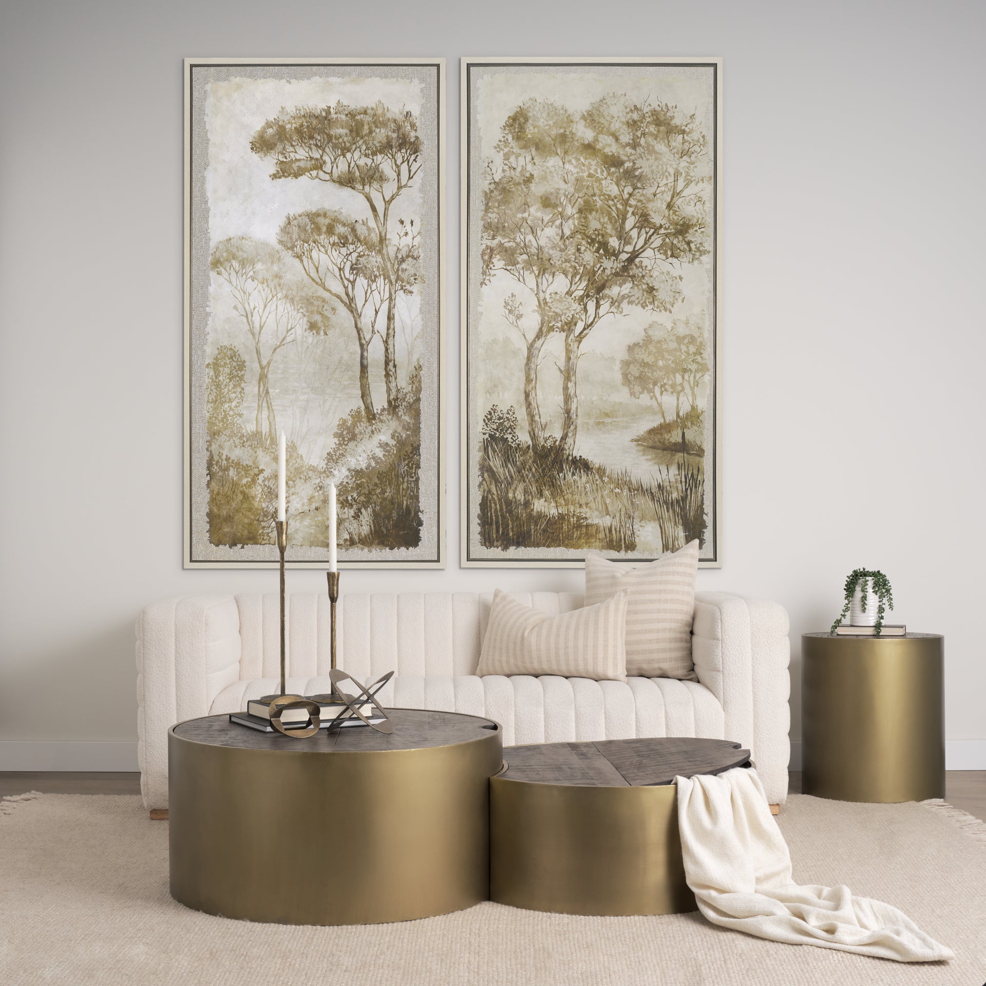 Timeless Vista Textured Framed Canvas Artwork