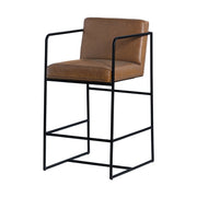 Stamford 36" Brown Leather Seat Counter Stool