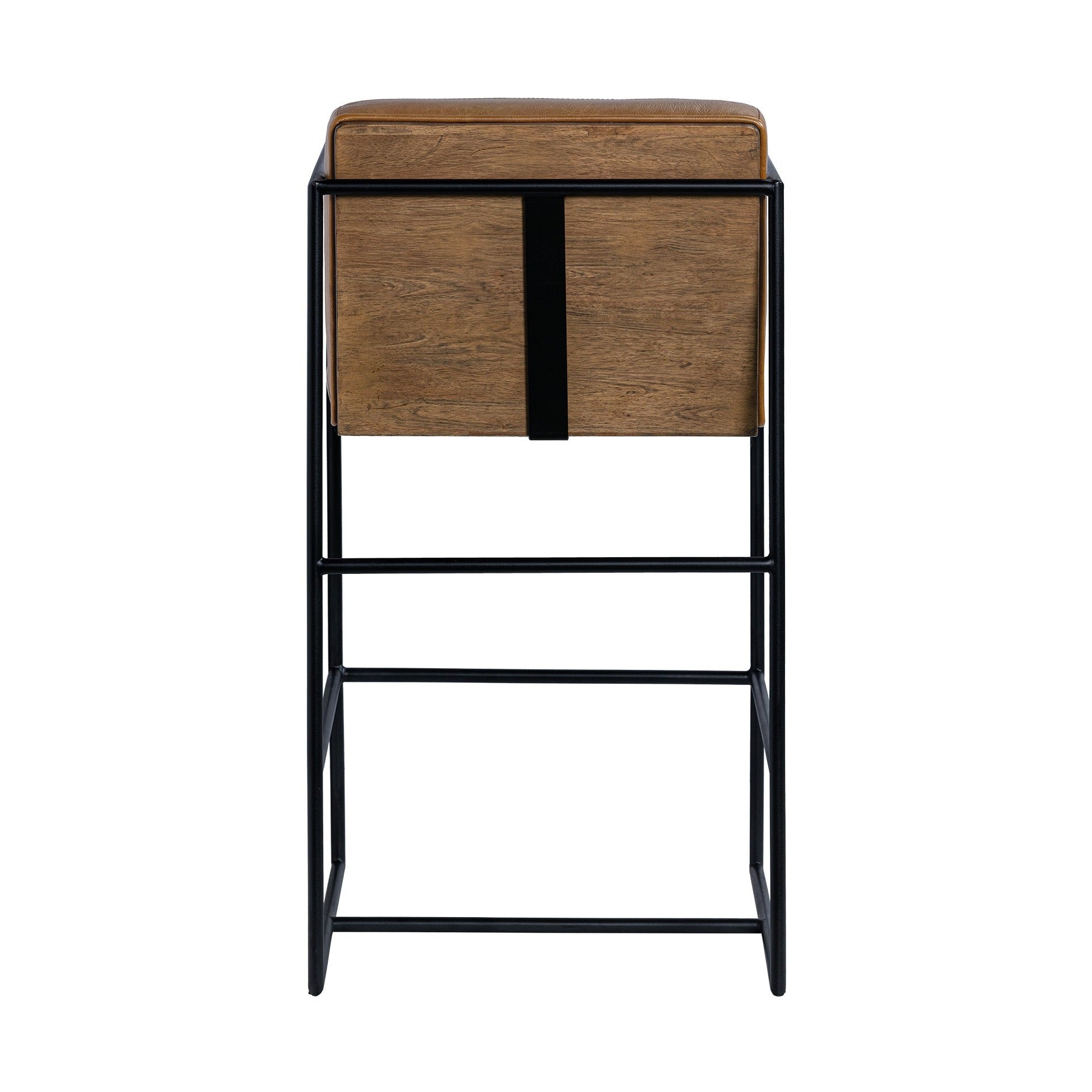 Stamford 36" Brown Leather Seat Counter Stool