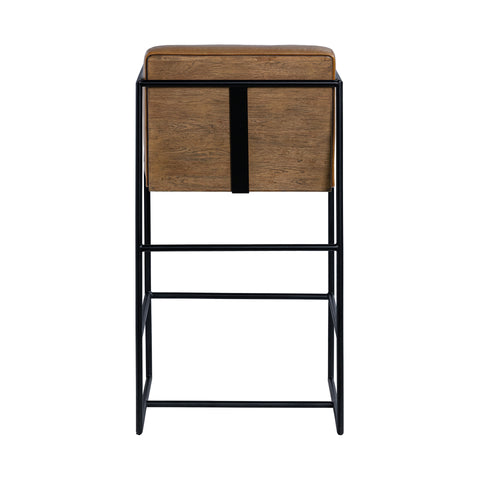 Stamford 36" Brown Leather Seat Counter Stool