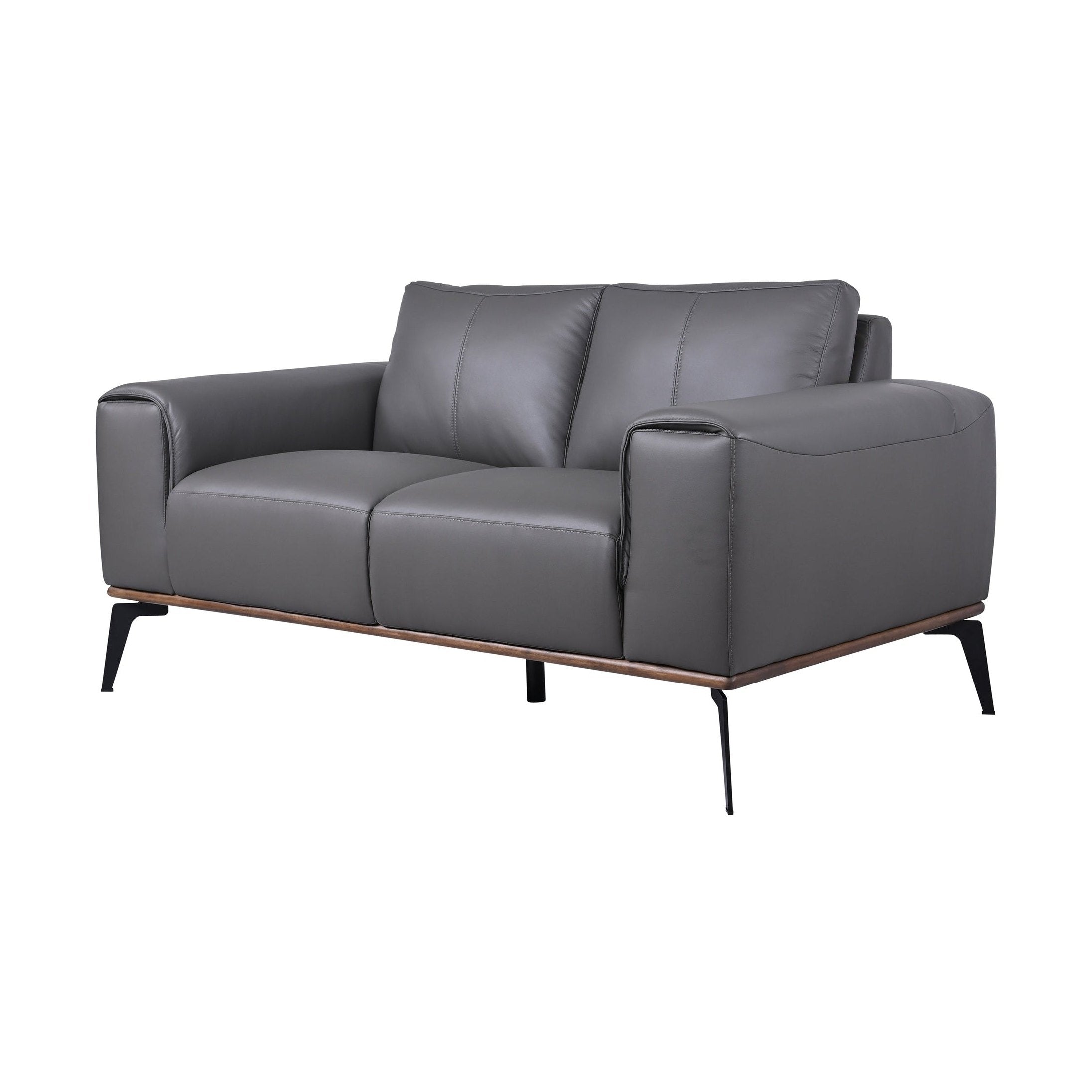 Pietro Genuine Leather Loveseat