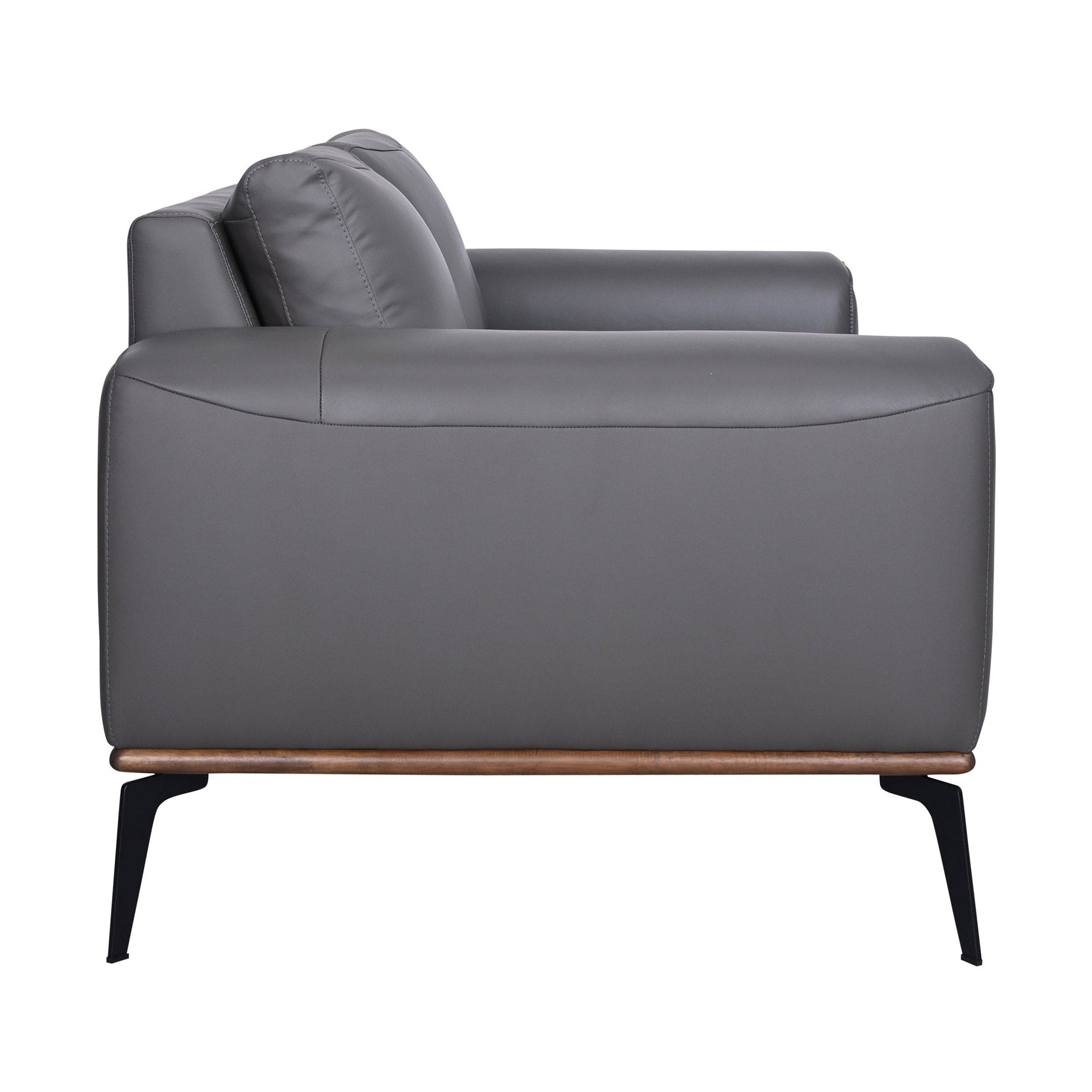 Pietro Genuine Leather Accent Chair