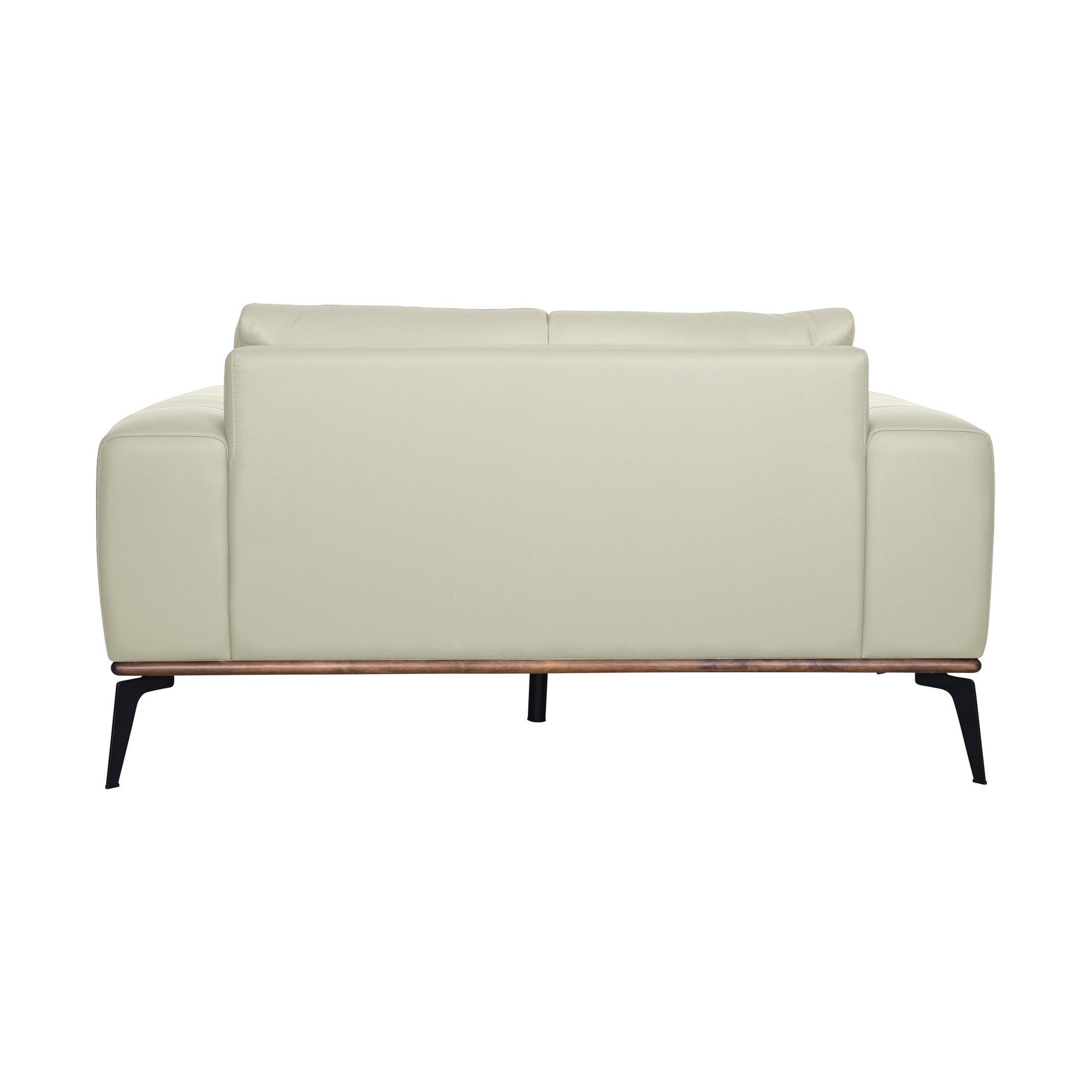 Pietro Genuine Leather Loveseat