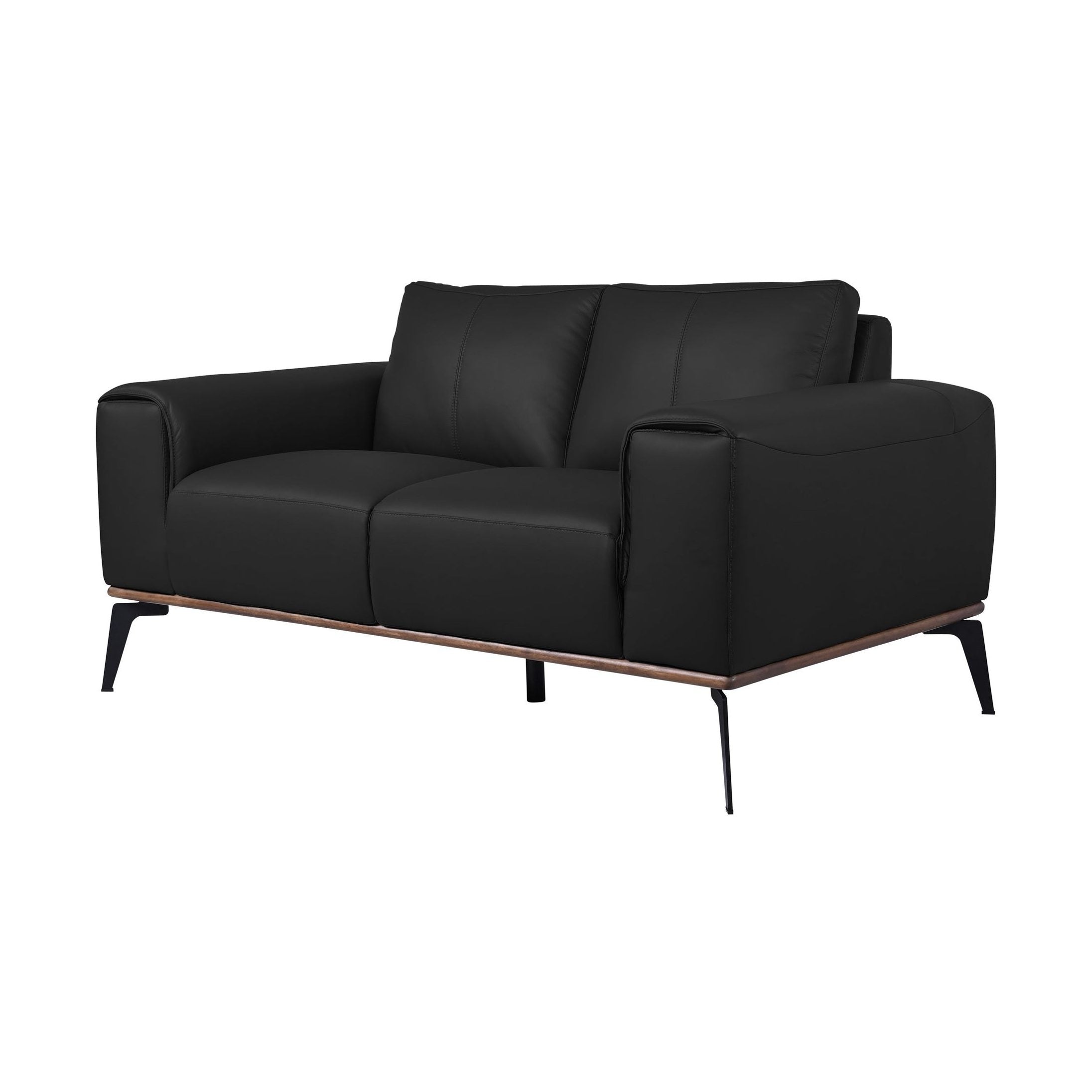 Pietro Genuine Leather Loveseat