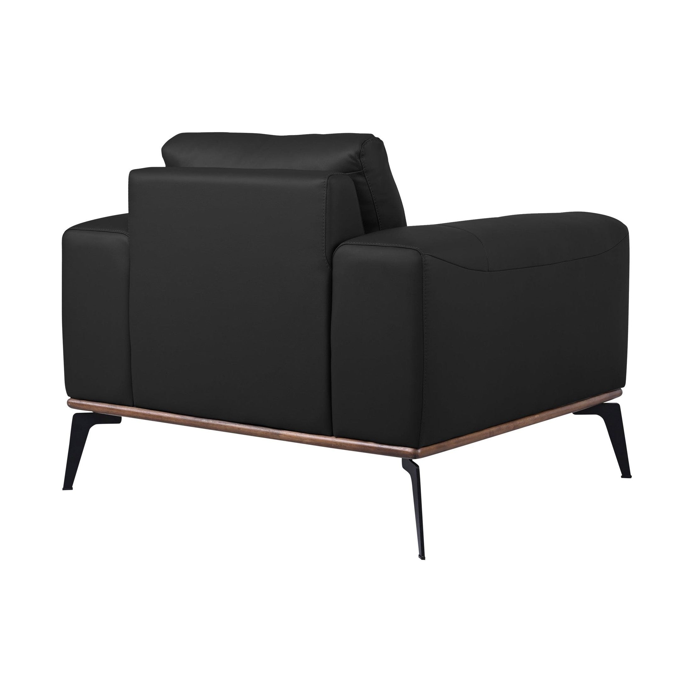 Pietro Genuine Leather Accent Chair