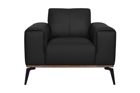 Pietro Genuine Leather Accent Chair