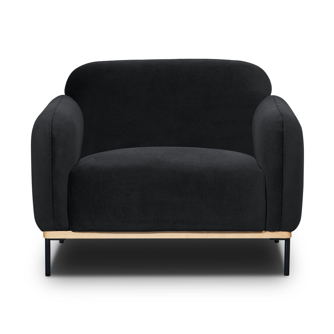 Ozias Modern Accent Chair – Blue