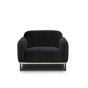 Ozias Modern Accent Chair – Blue