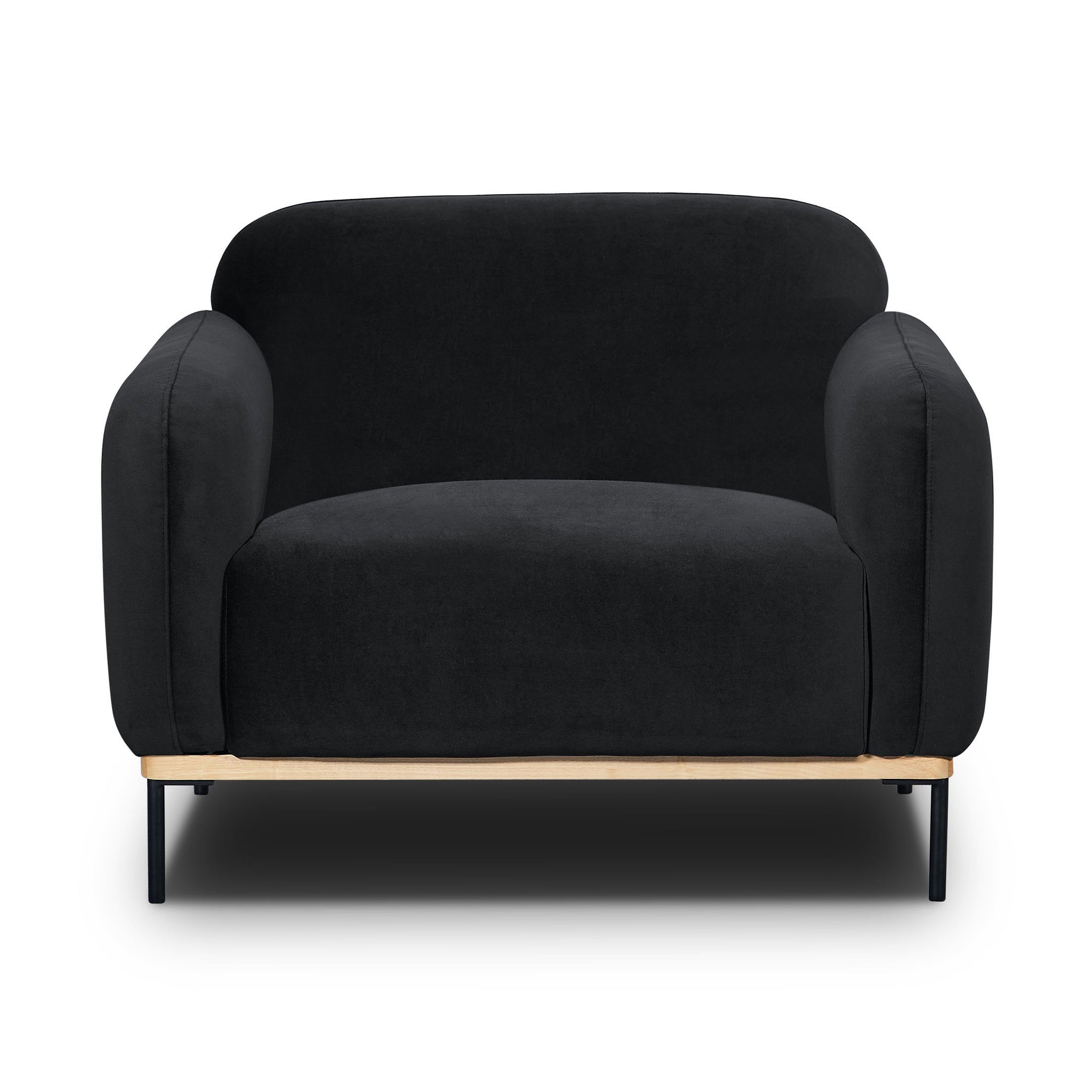 Ozias Modern Accent Chair – Blue