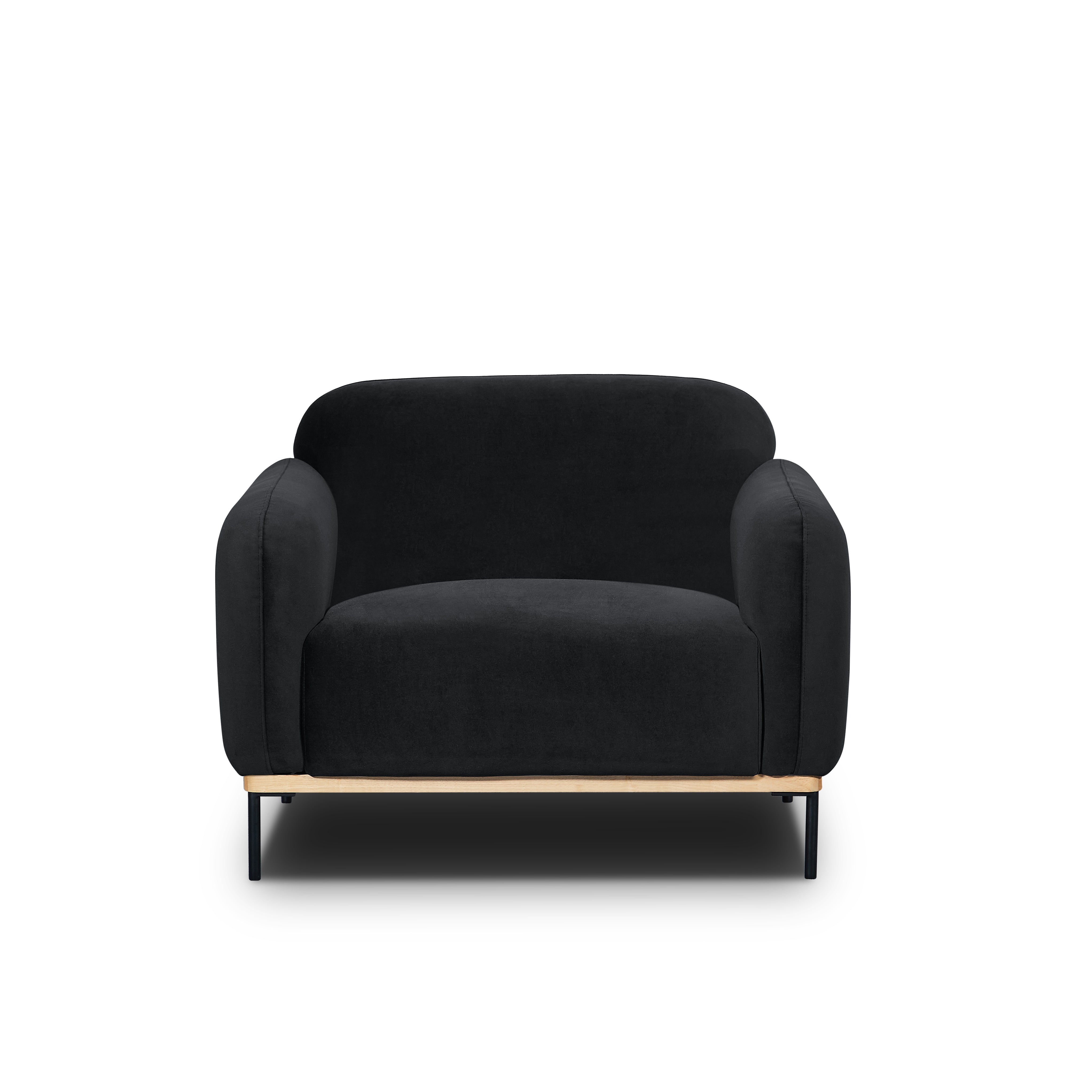 Ozias Modern Accent Chair – Blue