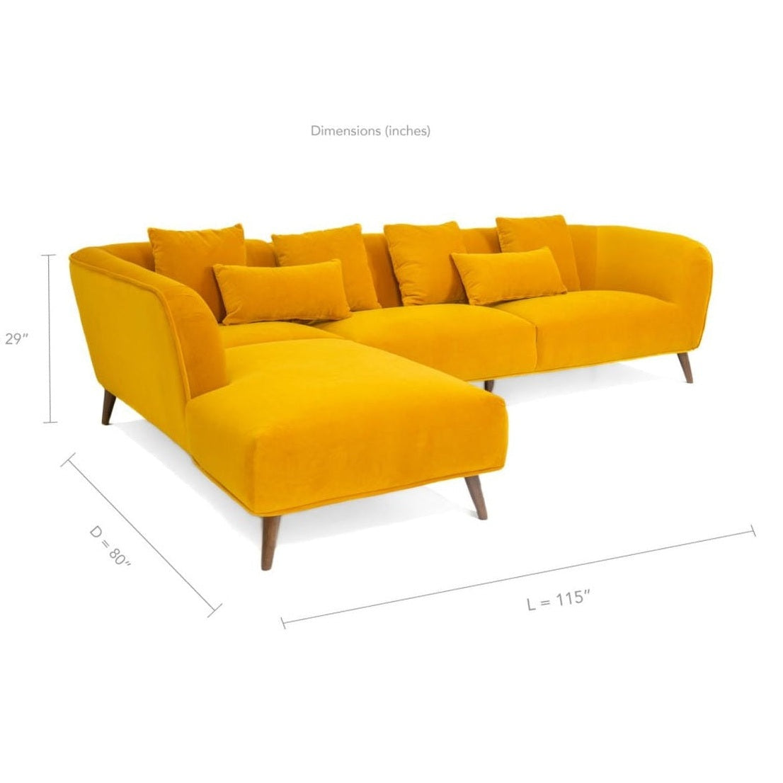 Maja Velvet Sectional