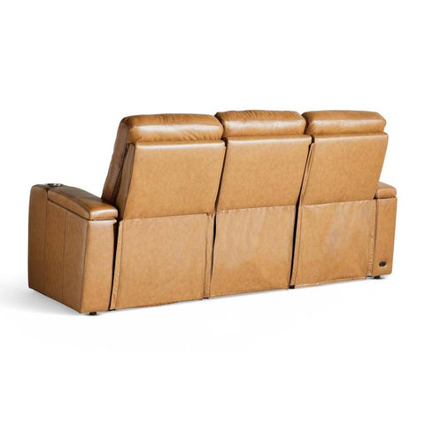 Creston Genuine Leather 3-Seater Power Recliner Sofa with USB & Wireless Charging