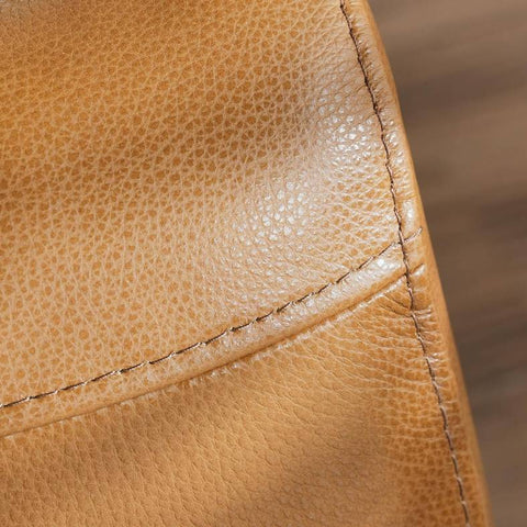 Creston Genuine Leather Power Recliner Loveseat with USB & Storage