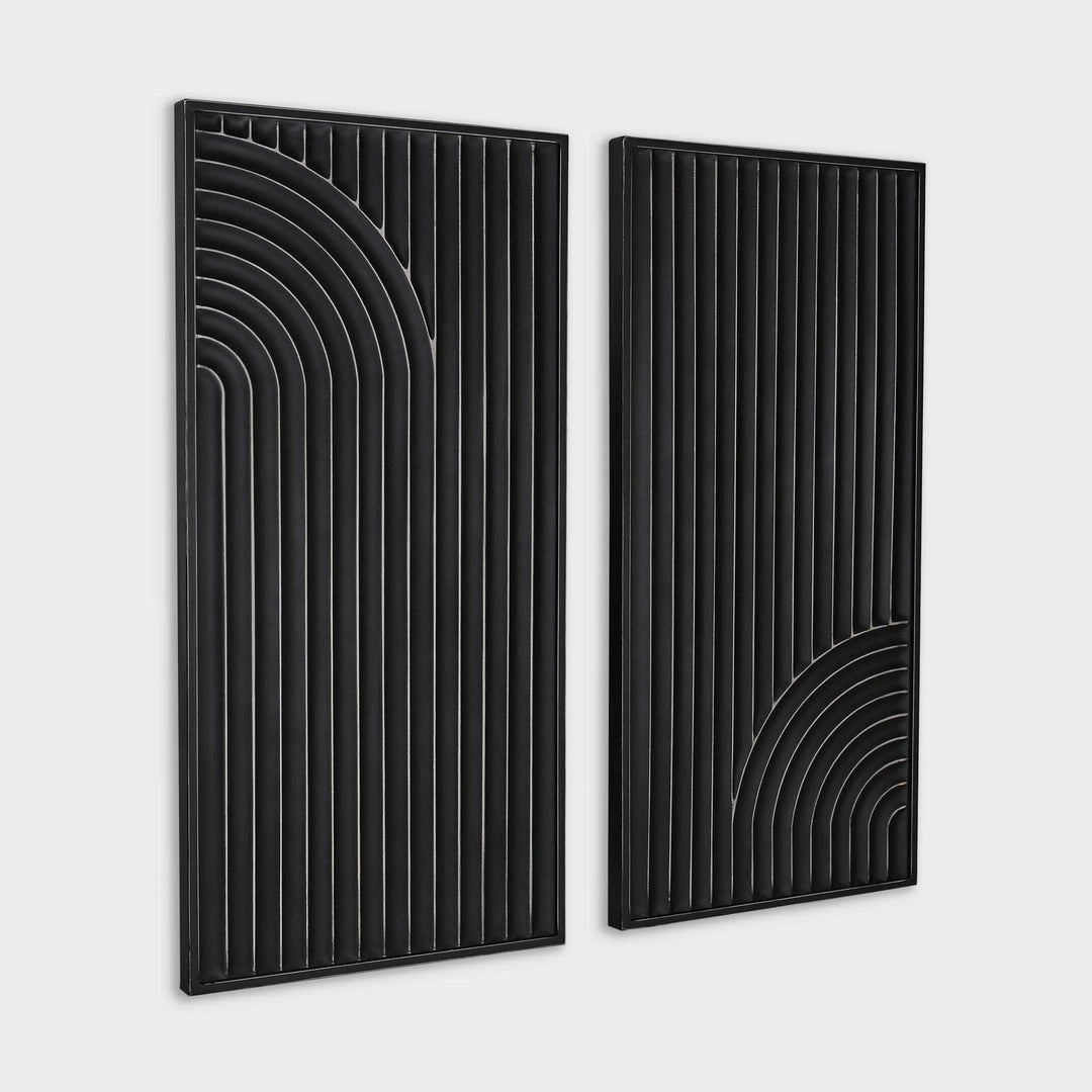 Sybil, Metal Wall Decor Black