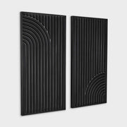 Sybil, Metal Wall Decor Black