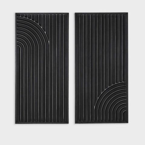 Sybil, Metal Wall Decor Black