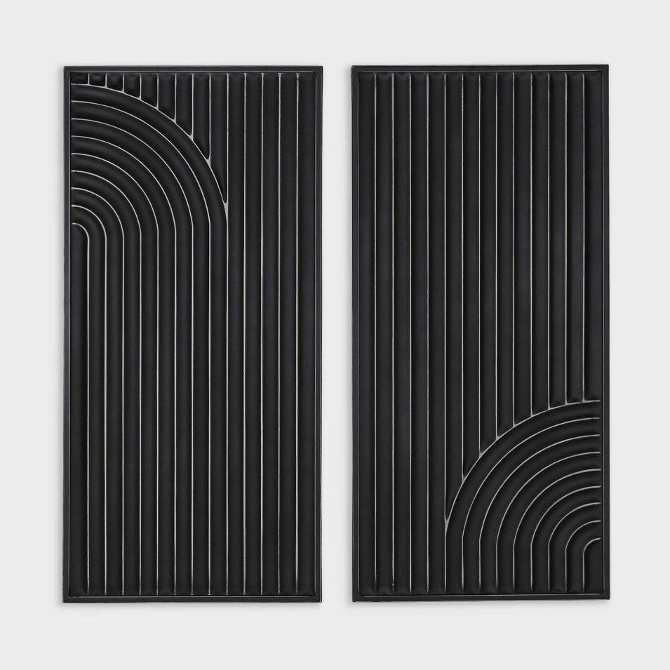 Sybil, Metal Wall Decor Black