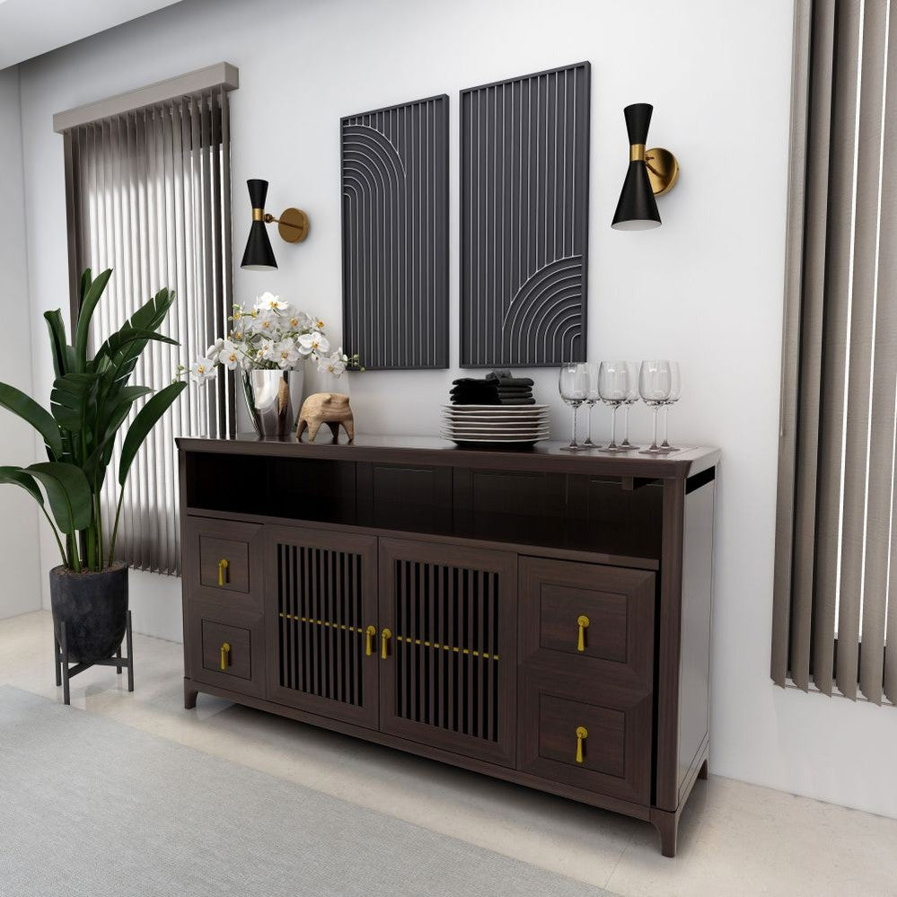 Sybil, Metal Wall Decor Black