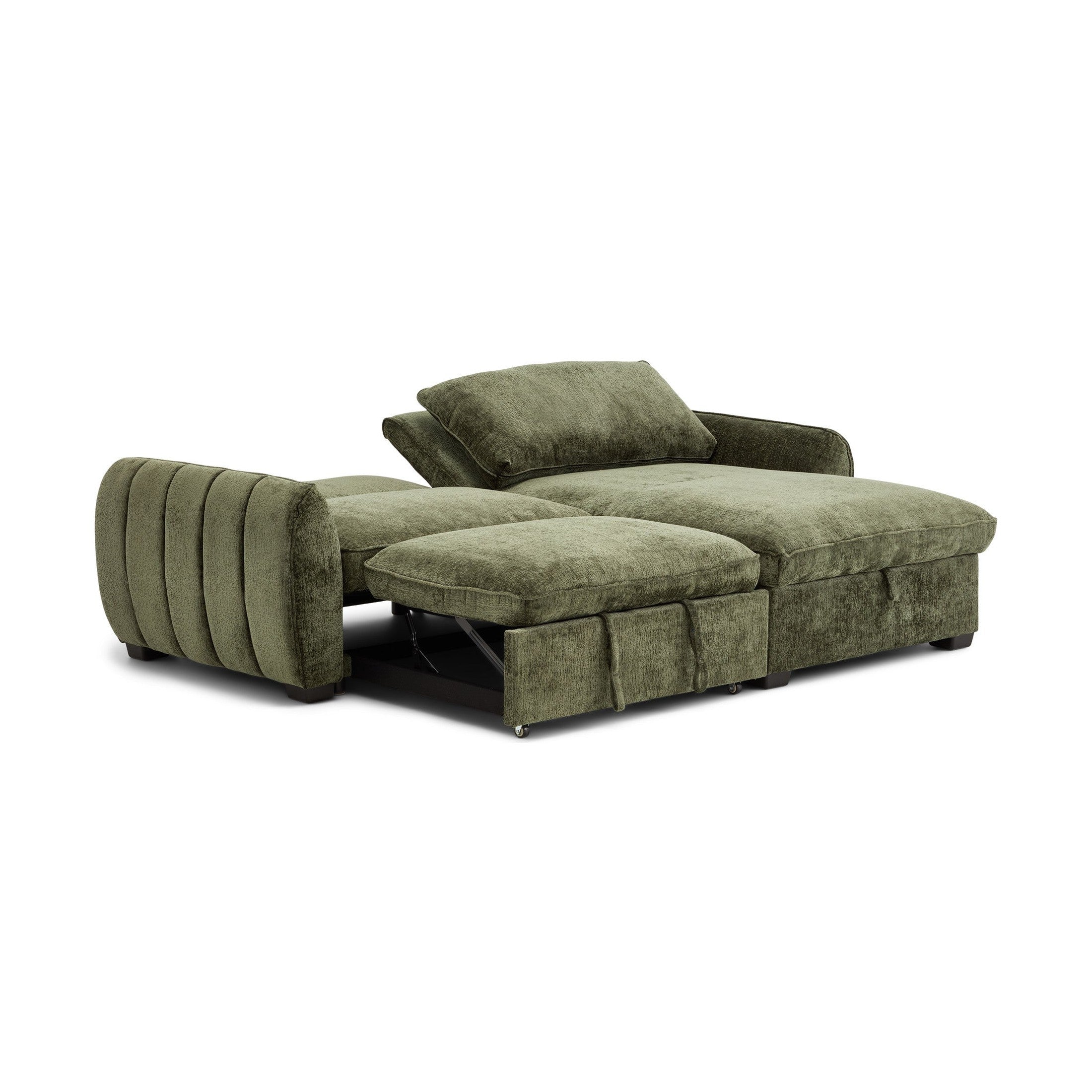 Cassey Pullout Sleeper Sectional with  Storage Chaise