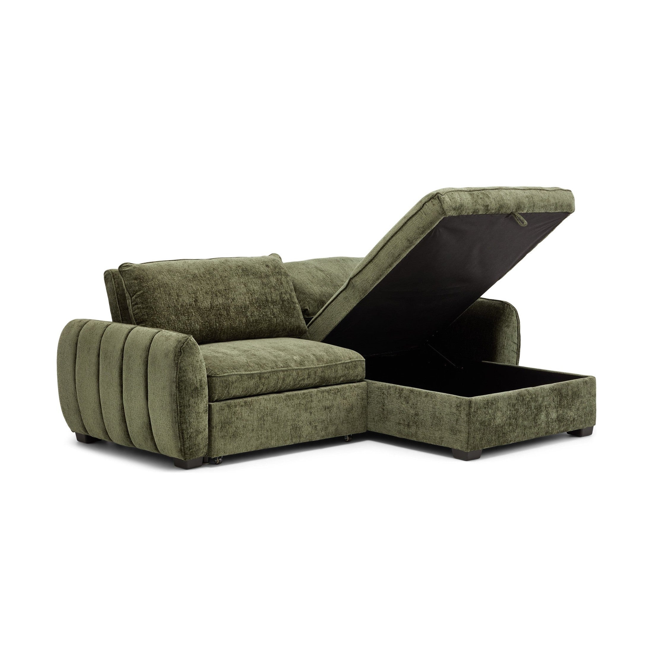 Cassey Pullout Sleeper Sectional with  Storage Chaise