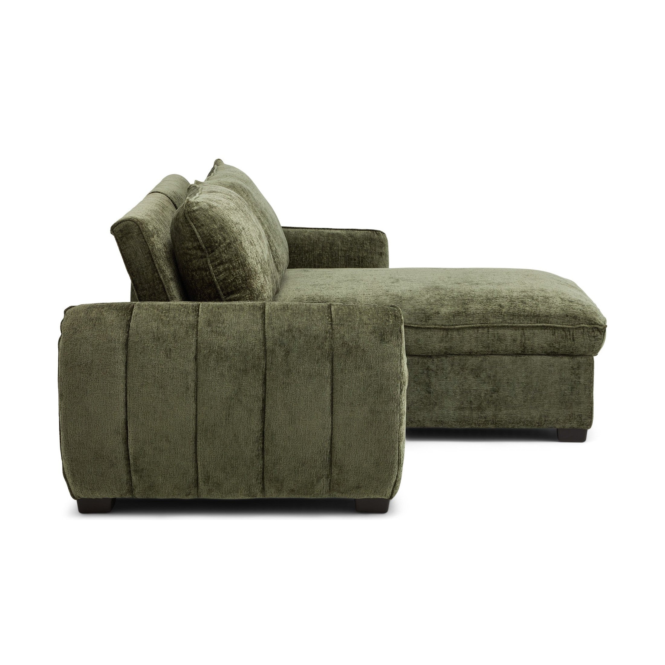 Cassey Pullout Sleeper Sectional with  Storage Chaise
