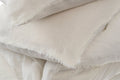 Lina Linen Queen Duvet Set, Ivory