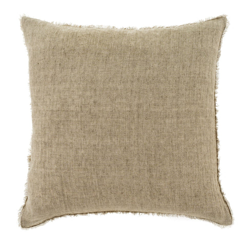 Lina Linen Pillow Almond