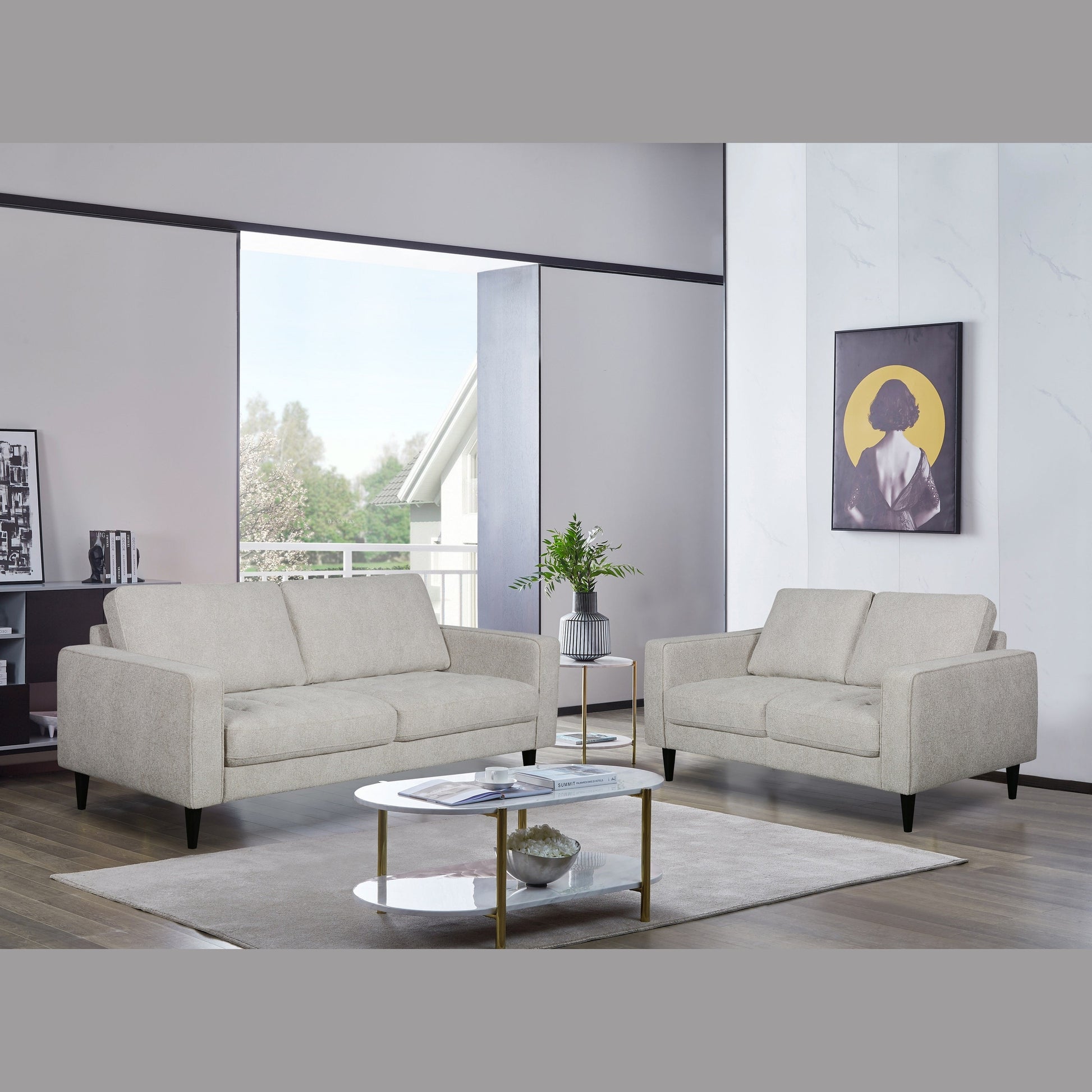 Billie 3-Seater Sofa and Loveseat by Accents At Home
