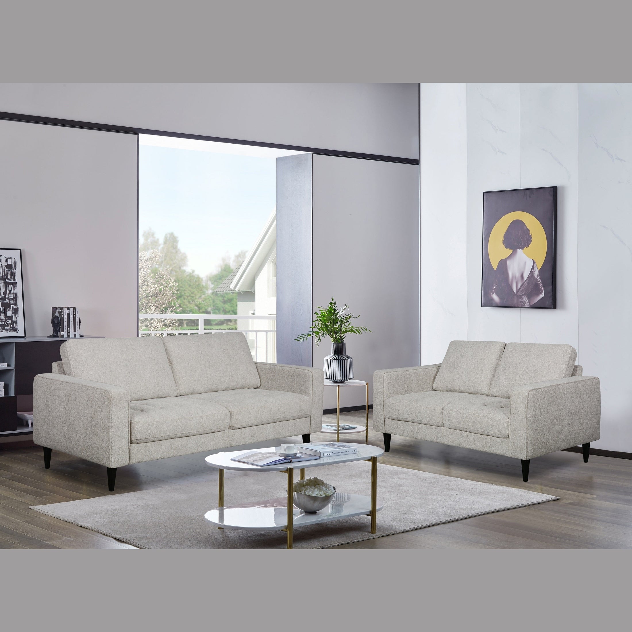 Billie 3-Seater Sofa and Loveseat by Accents At Home