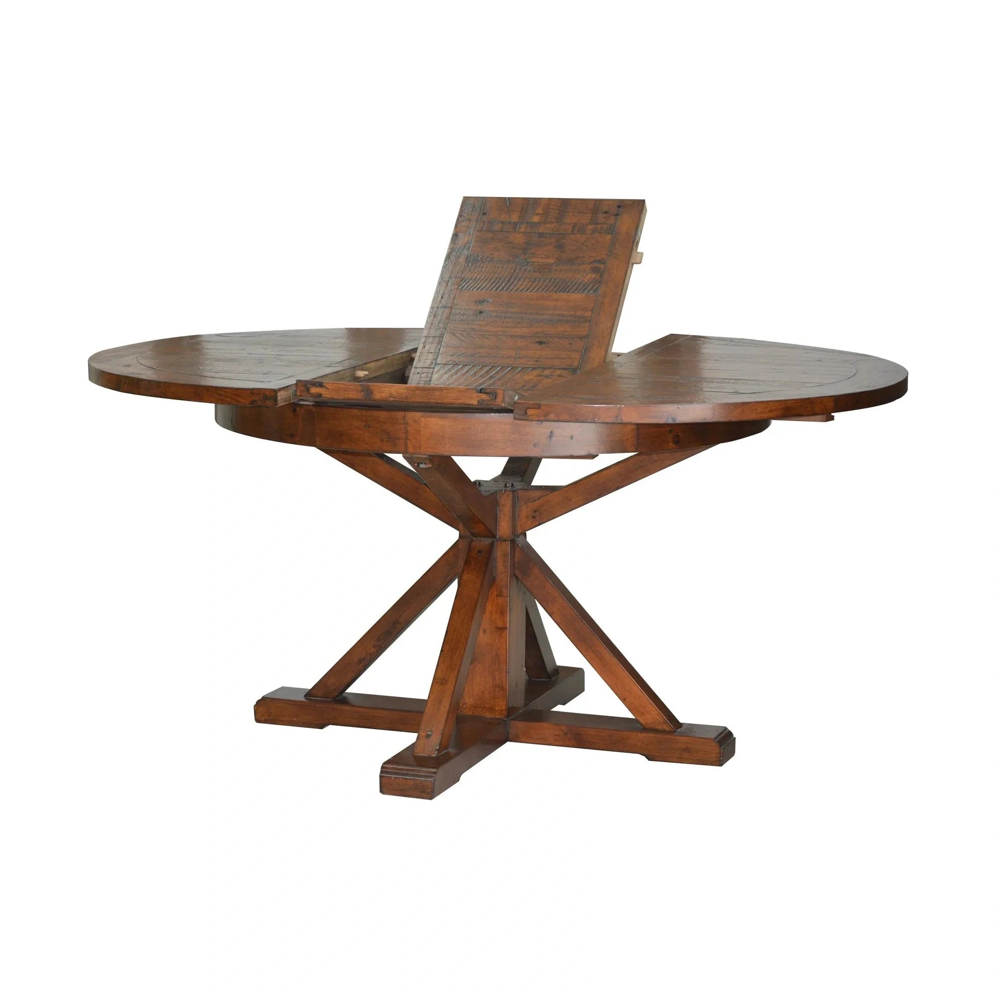 Irish Coast Round 47/63" Extension Dining Table - African Dusk