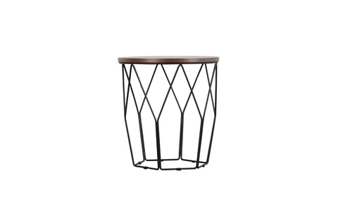 Modern Match 18" Round End Table