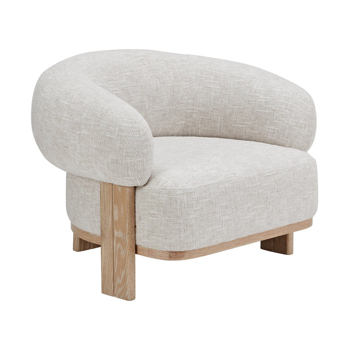 Veda Accent Chair – Solid Wood Frame