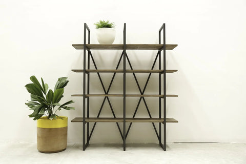 Kenya Large Cain Rack - Salvaged Grey