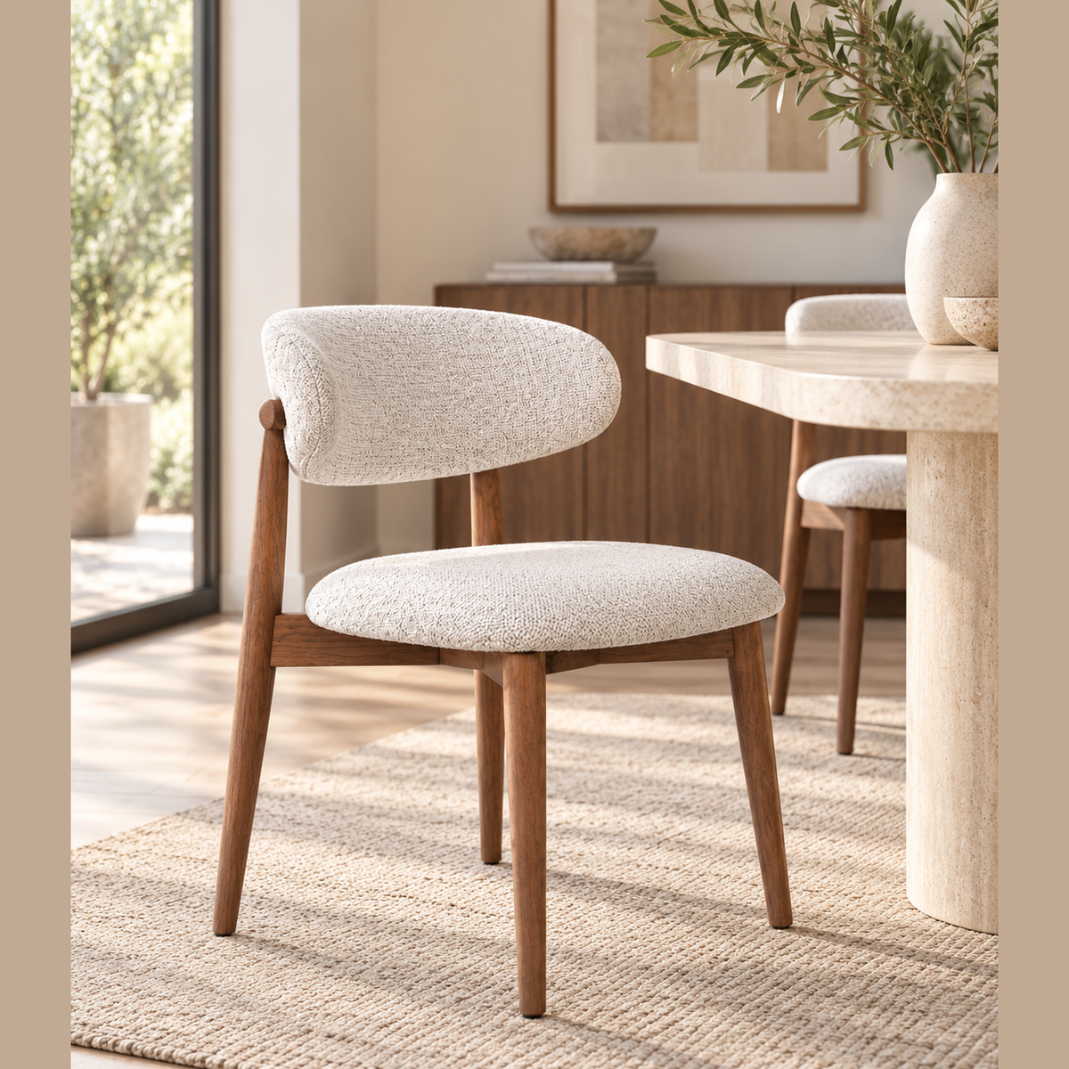 Nikari Dining Chair - White