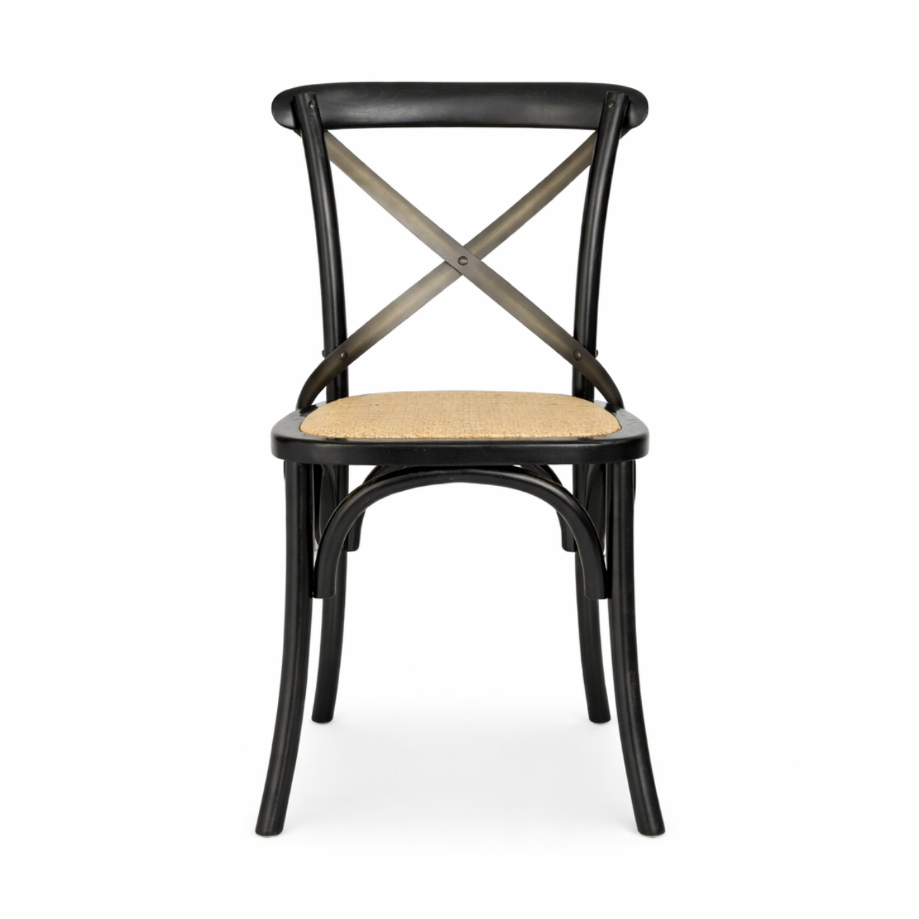 Wynric Back Chair w/ Rattan Seat