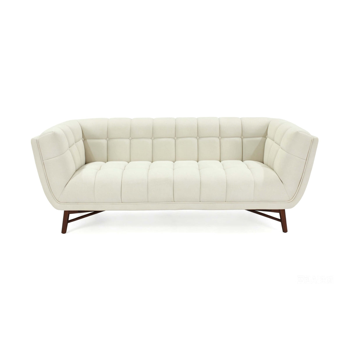 Kitsilano 3-Seater Premium Velvet Sofa – Beige