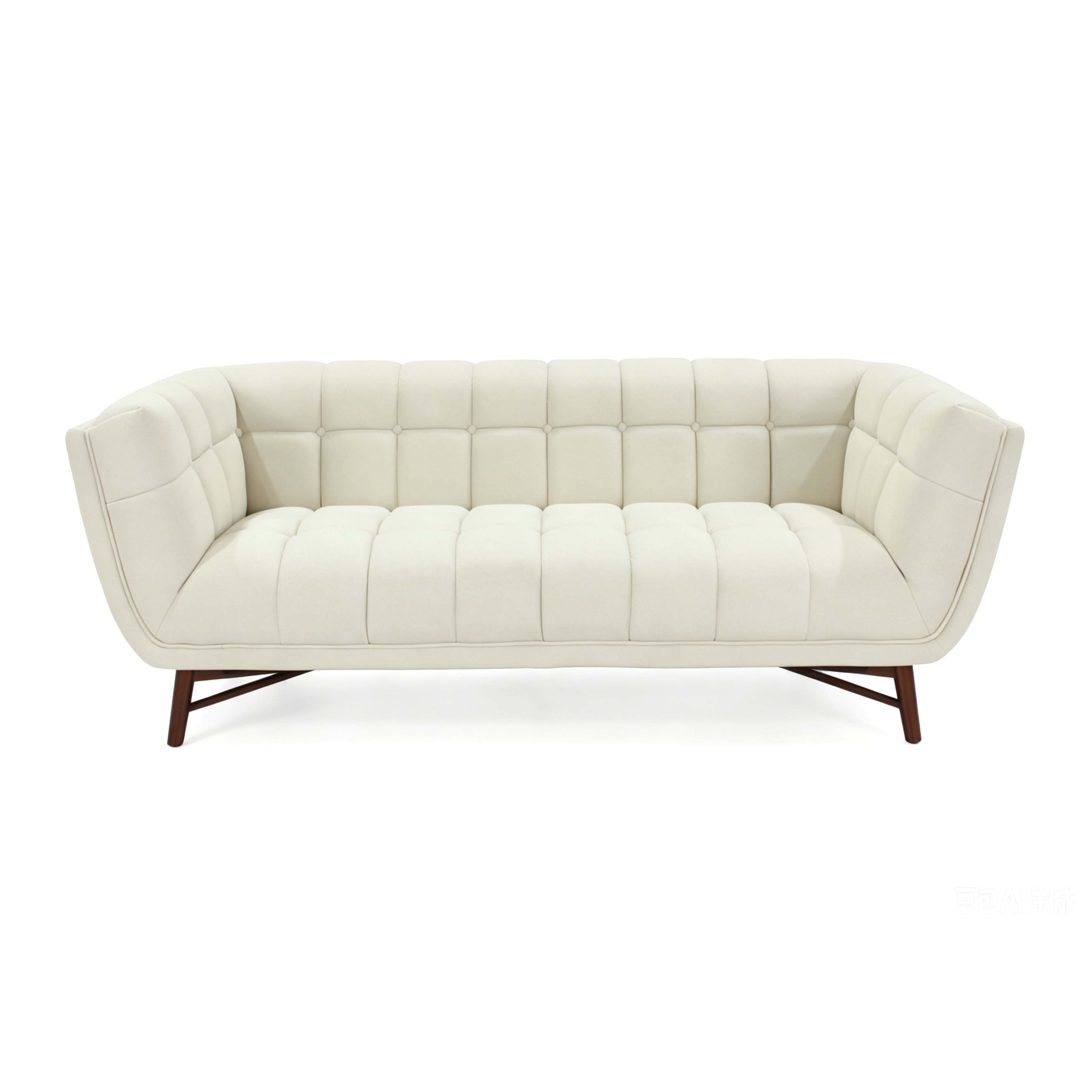 Kitsilano 3-Seater Premium Velvet Sofa – Beige