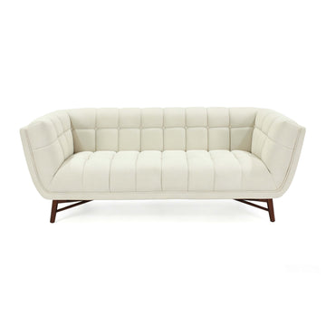 Kitsilano 3-Seater Premium Velvet Sofa – Beige