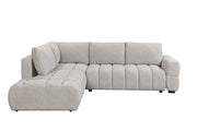 Tobia Pull-Out Sleeper Sectional with Storage Chaise – Oatmeal