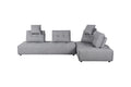 Odilon Upholstered Sectional Sofa with Adjustable Backrests and Headrests