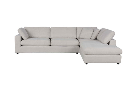 Joelle Sectional - Right Chaise-Oatmeal