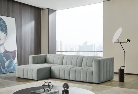 Lauriston 3 Pc Sectional Set Left Chaise - Grey