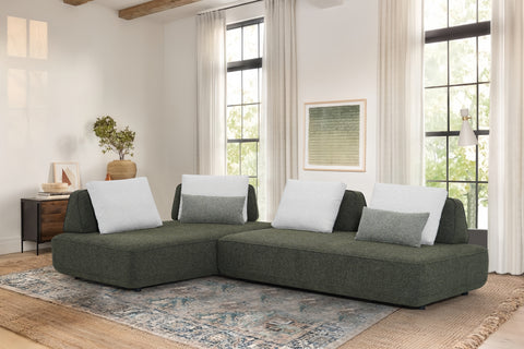 Antonio 2 PCs Sectional with Removable Cushions