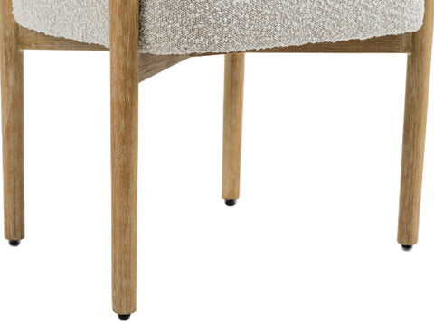 CIRCULETTE DINING CHAIR- CREAM