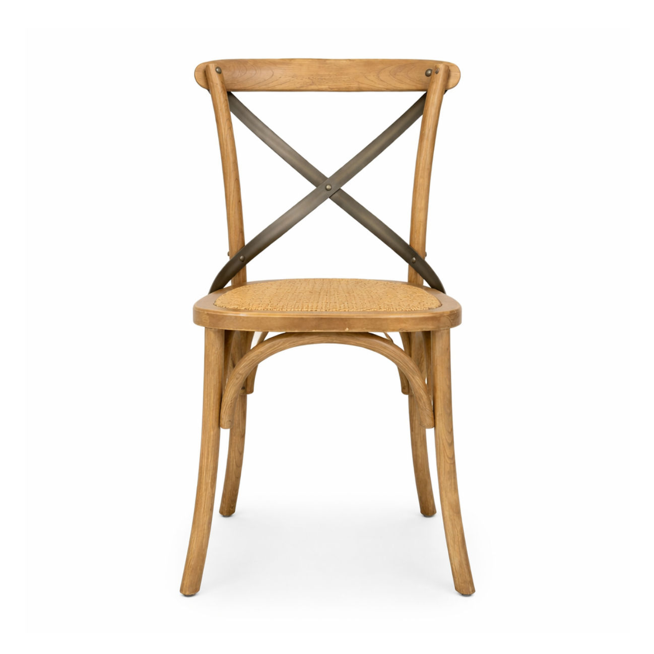Wynric Back Chair w/ Rattan Seat